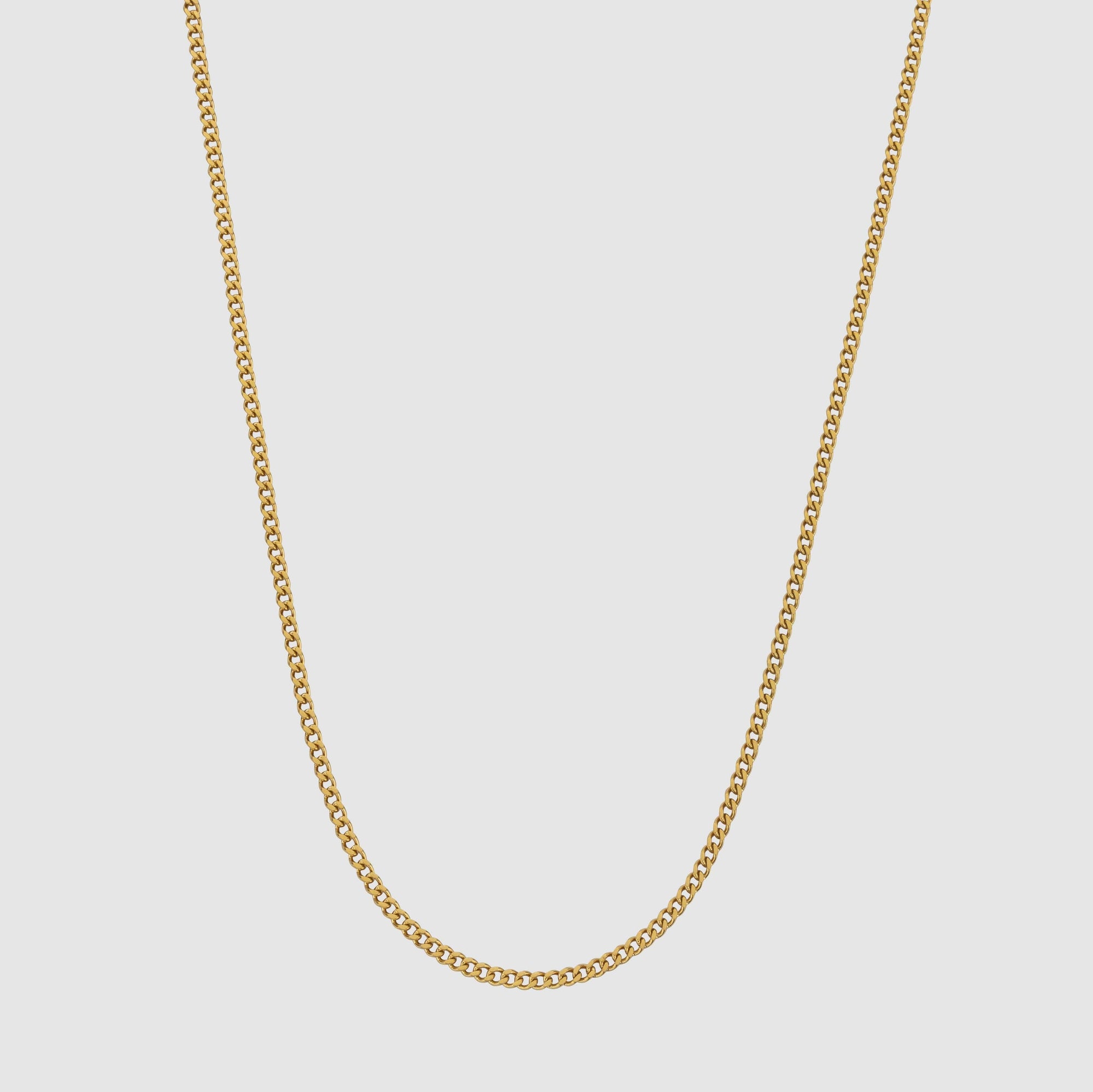 Minimal Curb (Gold) 2mm